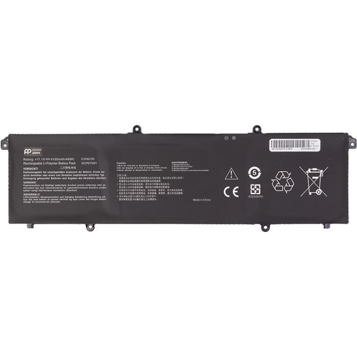 Акумулятор до ноутбука ASUS Vivobook 14X M1403QA (C31N2105) 11.1V 4100mAh PowerPlant (NB432356)