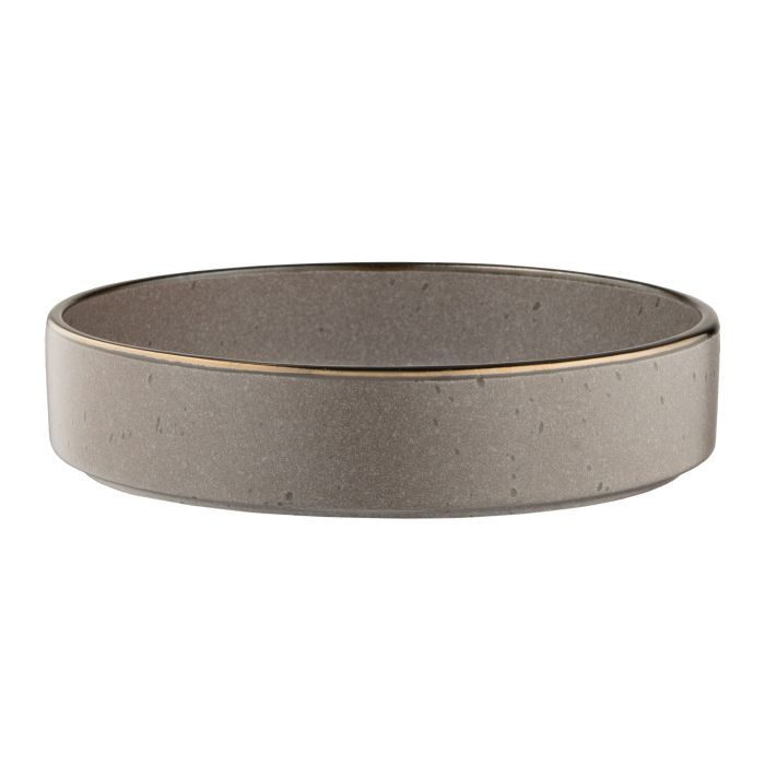 Тарелка Ardesto Fasano, 26см, кераміка, сіро-коричневий (AR0426GB) изображение 2