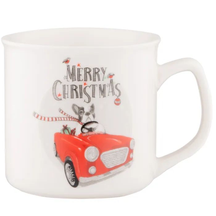 Чашка Ardesto Merry Christmas, 360мл, порцеляна (AR3060AS) зображення 2
