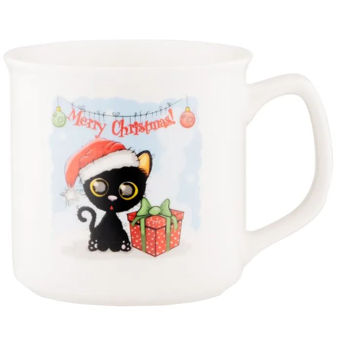 Чашка Ardesto Merry Christmas, 360мл, порцеляна (AR3060AS) зображення 5