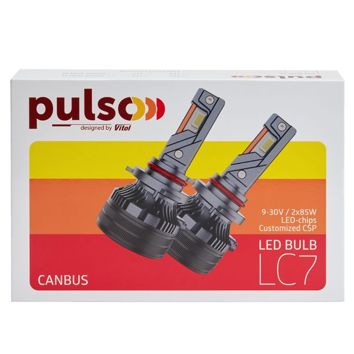 Автолампа PULSO LED-chips Customized CSP/9-30V/2*85W/20000Lm/6000k (LC7-H3) изображение 5