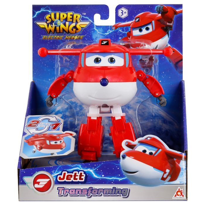 Фігурка Super Wings трансформер Transforming Джетт (Jett) (EU780210) зображення 4