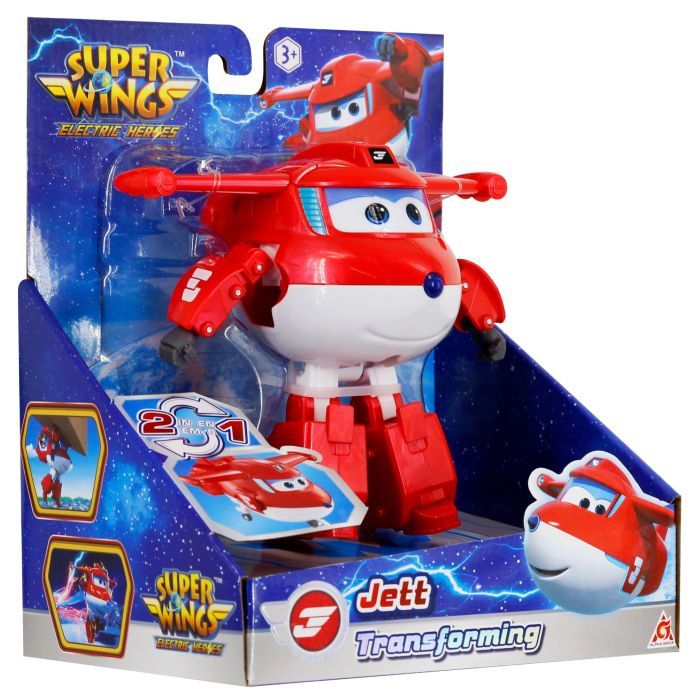 Фігурка Super Wings трансформер Transforming Джетт (Jett) (EU780210) зображення 5