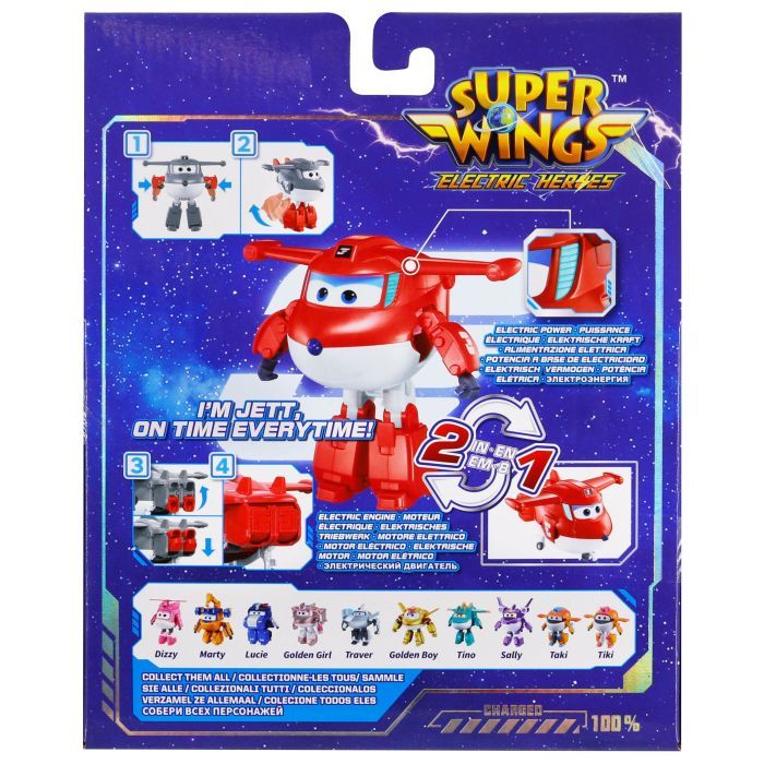 Фігурка Super Wings трансформер Transforming Джетт (Jett) (EU780210) зображення 7
