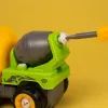Конструктор Otamanko Машинка-конструктор Тиранозавр бетономешалка Желтый/зеленый (OTA-122TR) изображение 3