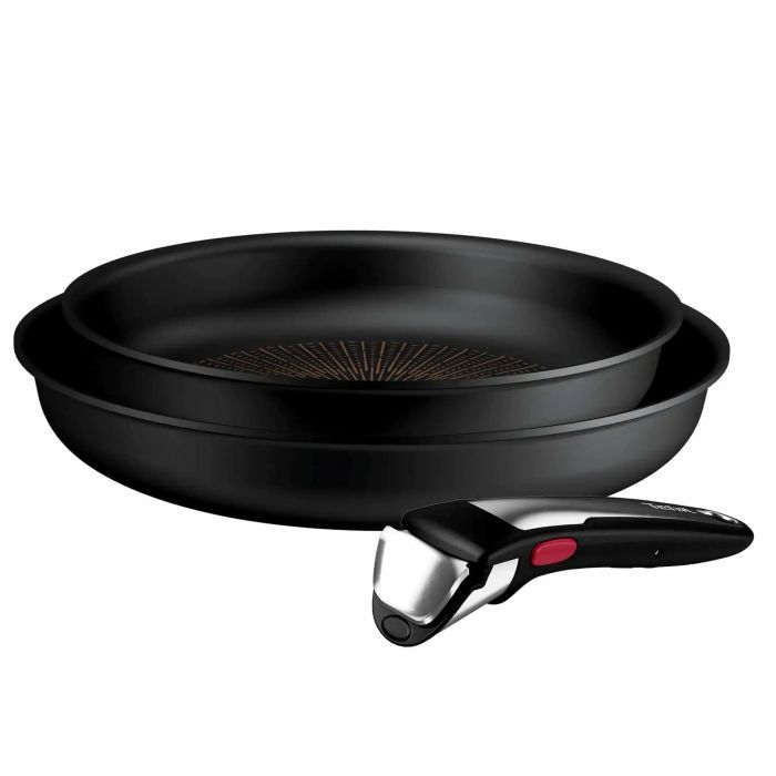 Набор посуды Tefal Ingenio Excellence+, 3 предмети, чорний (P0009553)