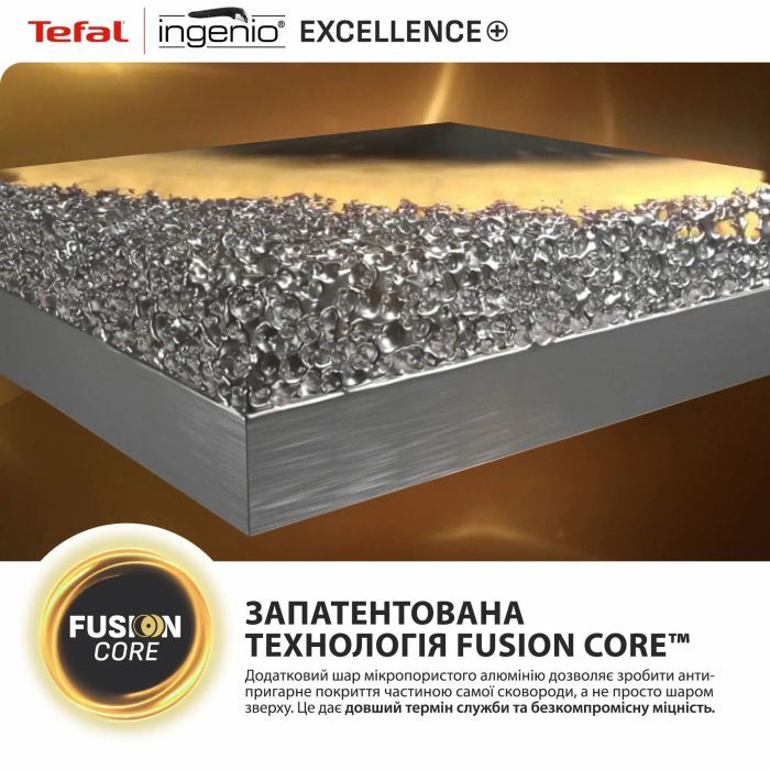 Набор посуды Tefal Ingenio Excellence+, 3 предмети, чорний (P0009553) изображение 8