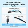 Зарядний пристрій Vention 1xUSB-C PD20W + cable USB-C to Lightning black (G17B0-EU) зображення 6
