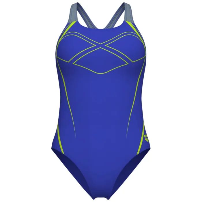 Купальник Arena Graphic Swimsuit Swim Pro Back 009024-590 чорний, рожевий 38 (3468337554042) зображення 3