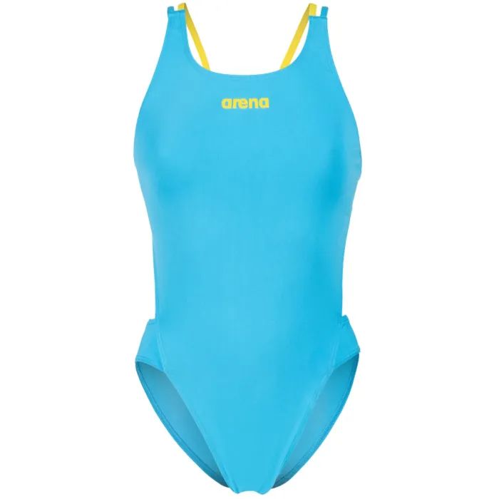 Купальник Arena Swimsuit Tech Multi Solid 008054-820 блакитний, жовтий 36 (3468337740094) зображення 6