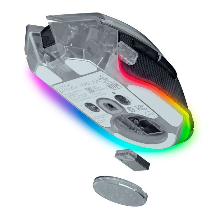 Мишка Razer Basilisk V3 Pro 35K Wireless/Bluetooth/USB Phantom White (RZ01-05240400-R3G1) зображення 2