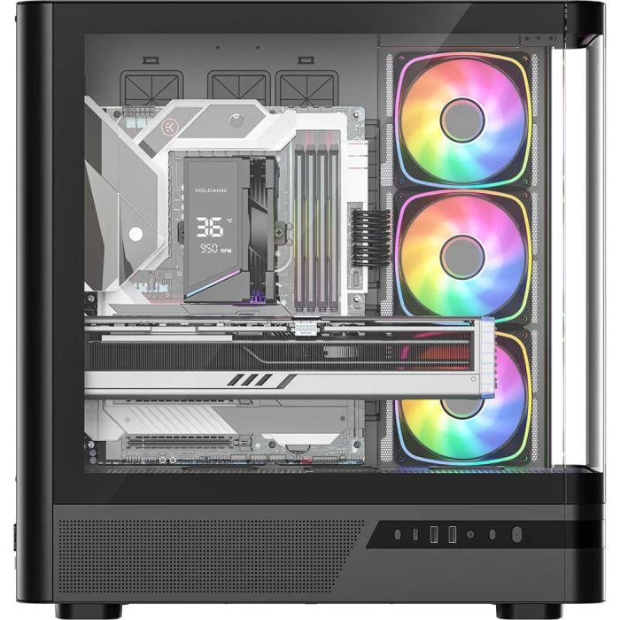 Корпус для ПК Modecom VOLCANO AQ200 ARGB (MC-A-AQ200-4FA-B) изображение 9