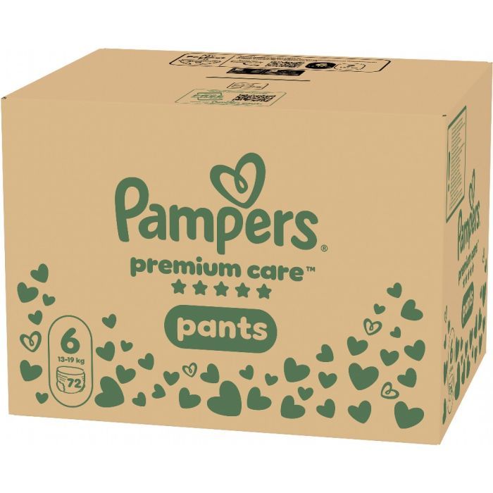 Подгузники Pampers Premium Care Pants Розмір 6 (13-19 кг) 72 шт (8006530320139) изображение 2