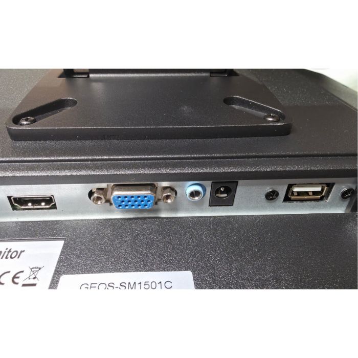 POS-монітор Geos SM1501C 15” IPS 4:3, 1024×768, ємнісний (GEOS-SM1501C) зображення 5