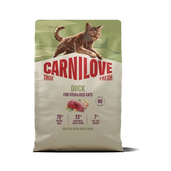 Сухой корм для кошек Carnilove True Fresh Duck Sterilised 2 кг (8595602582365)
