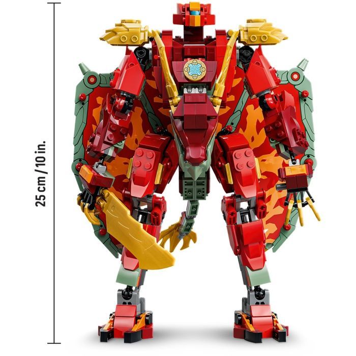 Конструктор LEGO NINJAGO Дракон-трансформер Уайлдфайер (71868) изображение 10