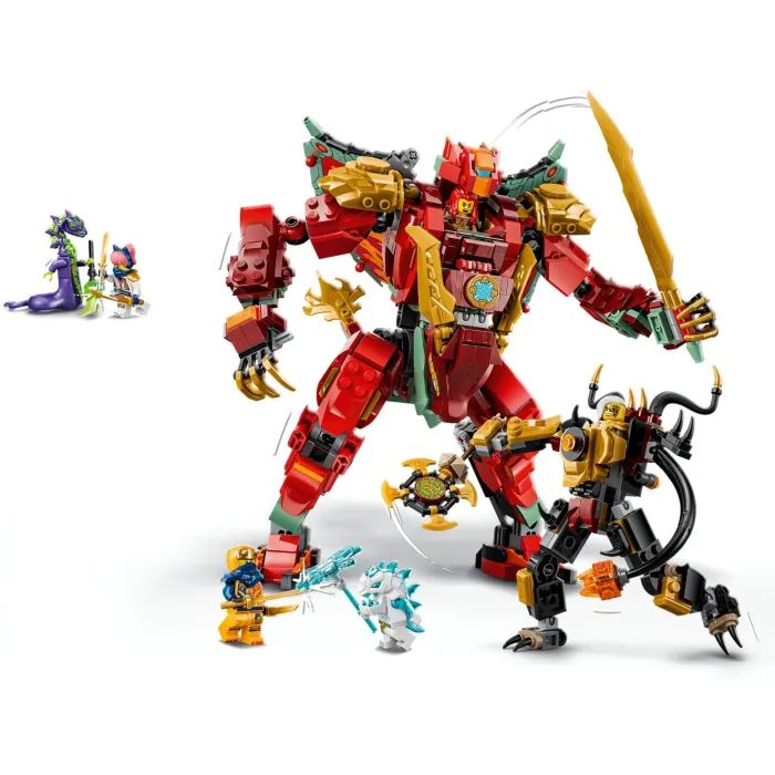 Конструктор LEGO NINJAGO Дракон-трансформер Уайлдфайер (71868) изображение 3