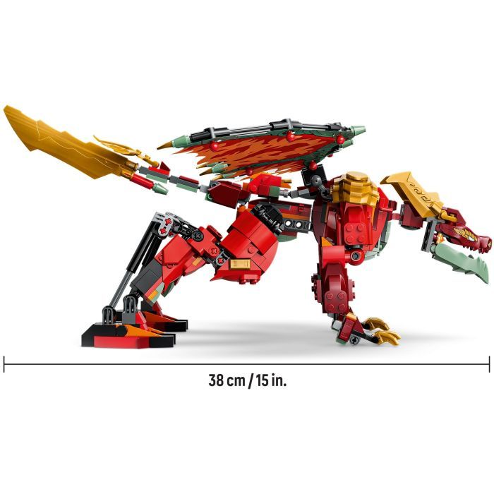 Конструктор LEGO NINJAGO Дракон-трансформер Уайлдфайер (71868) изображение 9