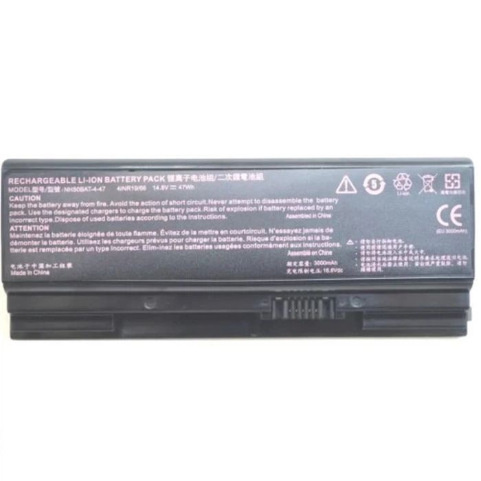 Аккумулятор для ноутбука Clevo Dream Machines NH50BAT-4, 3275mAh (48.96Wh), 4cell, 14.4V, Li-ion (A71212)