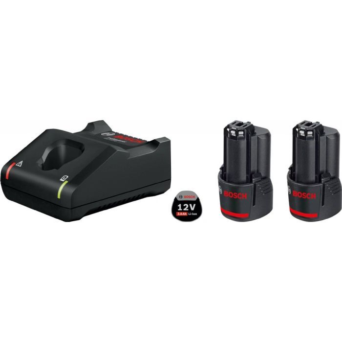 Набор аккумулятор + зарядное устройство Bosch Professional, GBA 12V, 2×3.0Ah, ЗУ GAL 12V-40 (1.600.A01.9RD)