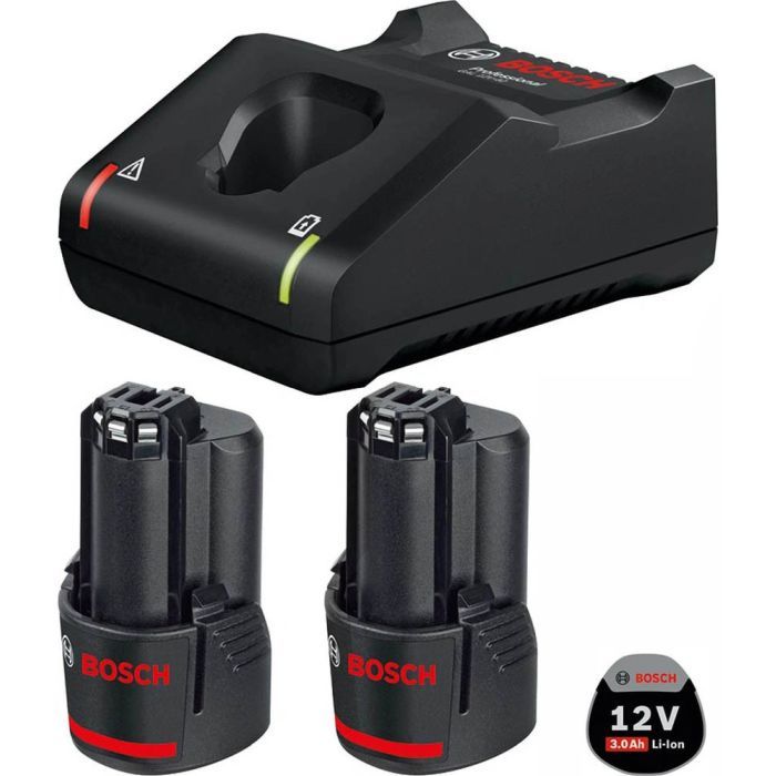 Набор аккумулятор + зарядное устройство Bosch Professional, GBA 12V, 2×3.0Ah, ЗУ GAL 12V-40 (1.600.A01.9RD) изображение 2