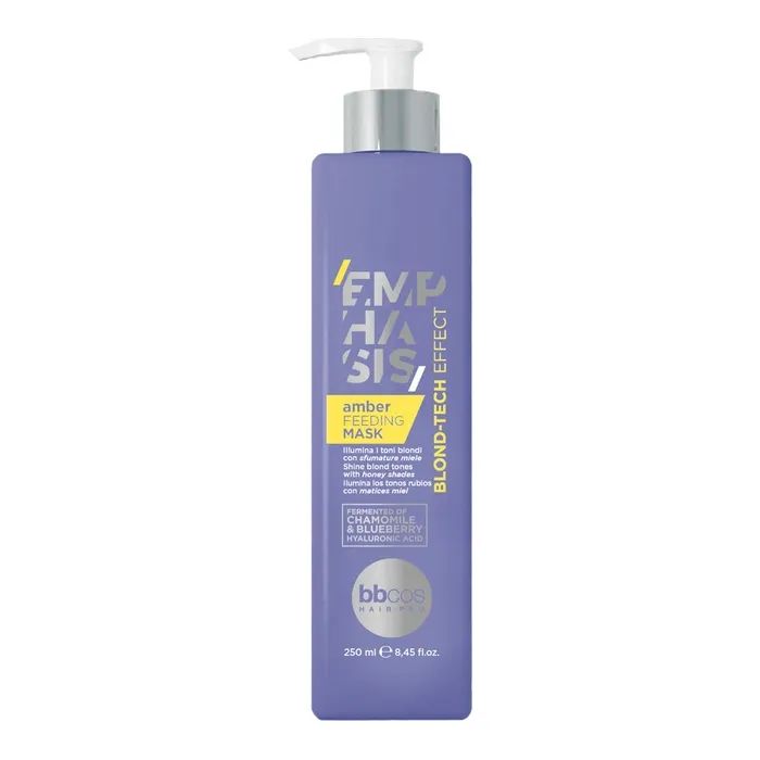 Маска для волос BBcos Emphasis Blond-Tech Effect Amber Feeding Mask 250 мл (8051566449927)