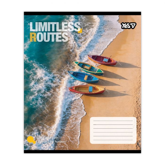 Зошит Yes Limitless routes А5 36 аркушів лінія (769039) зображення 3