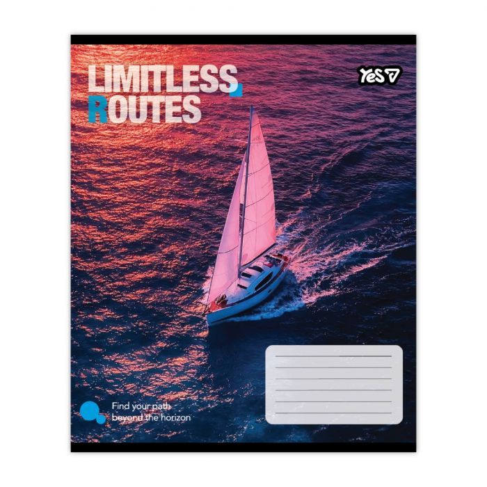 Зошит Yes Limitless routes А5 36 аркушів лінія (769039) зображення 4
