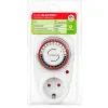 Таймер-розетка EUROELECTRIC 16A/3680W 24Н, White (ST-16A/3,68kW(M)) изображение 2