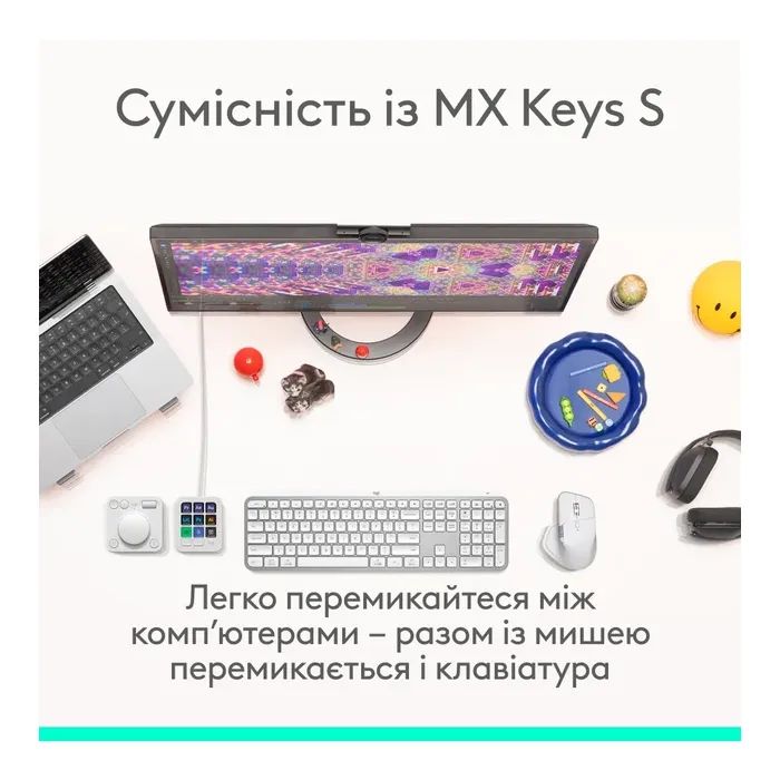 Мышка Logitech MX Master 4 Performance Wireless/Bluetooth Pale Gre (910-007563) изображение 7