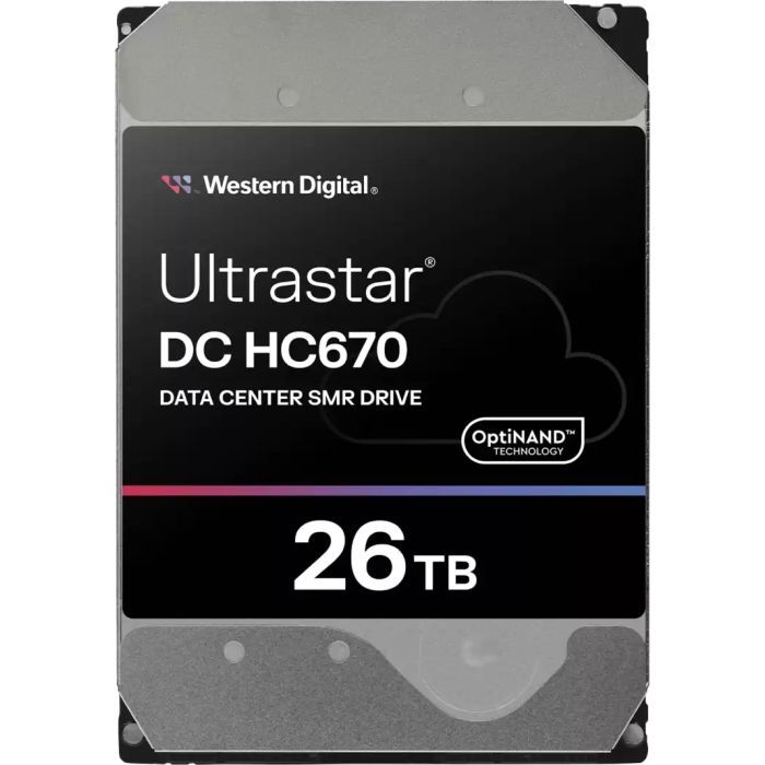 Жесткий диск 3.5" 26TB Ultrastar DC HC670 WD (0F61452 / WSH722626ALN607)