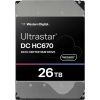 Жесткий диск 3.5" 26TB Ultrastar DC HC670 WD (0F61452 / WSH722626ALN607)