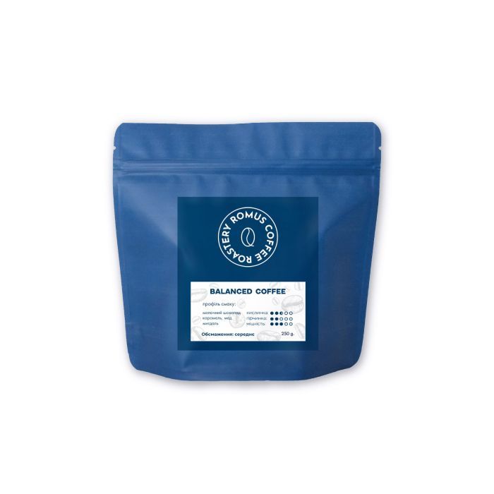 Кофе Romus Coffee Roastery Balanced в зернах 250 г (103408)