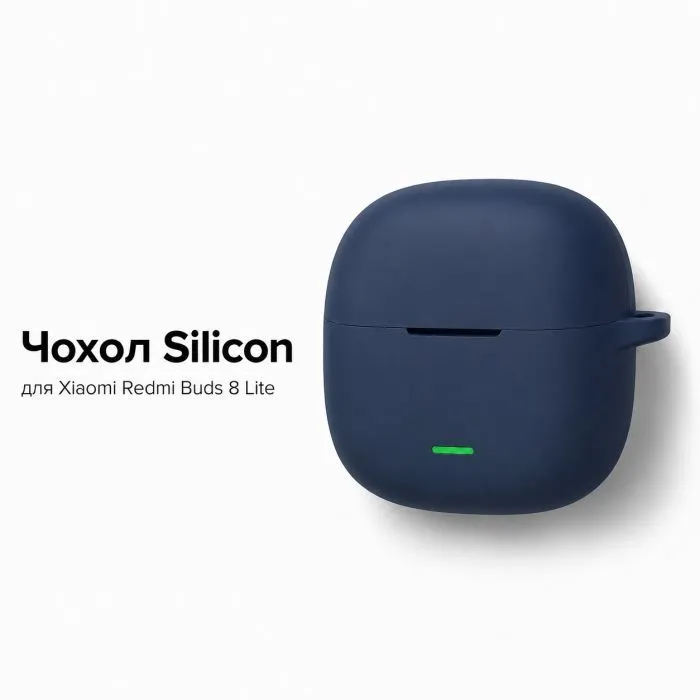 Чехол для наушников BeCover Silicon для Xiaomi Redmi Buds 8 Lite Blue (715905) изображение 2