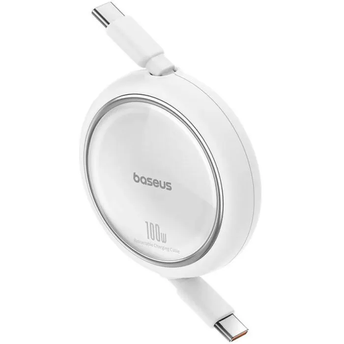 Дата кабель USB-C to USB-C 1.0m 100W white Baseus (P10364500211-00) изображение 2