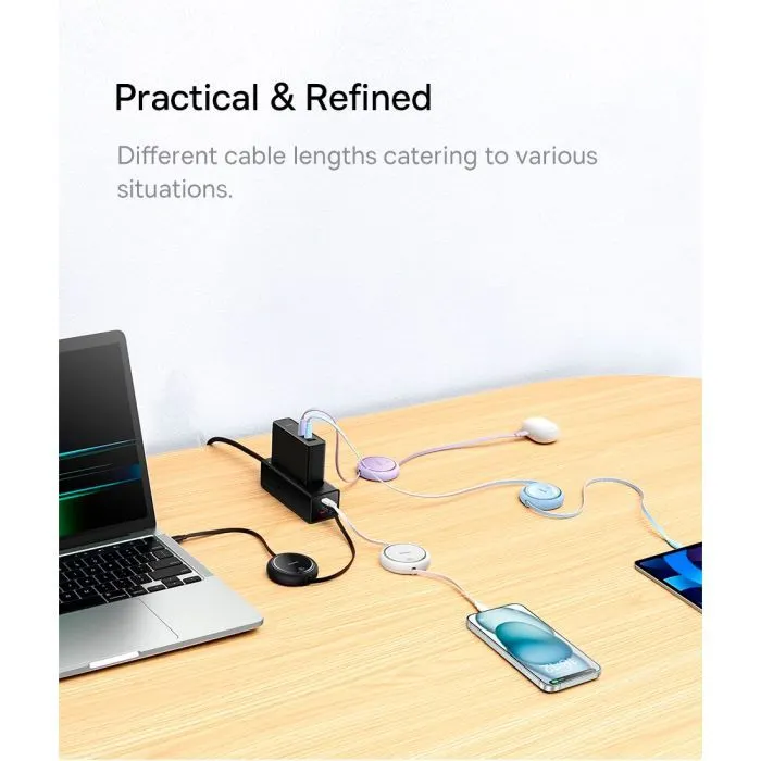 Дата кабель USB-C to USB-C 1.0m 100W white Baseus (P10364500211-00) изображение 8