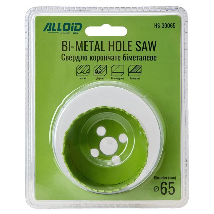 Коронка Alloid біметалева, 121мм (HS-30121) зображення 3