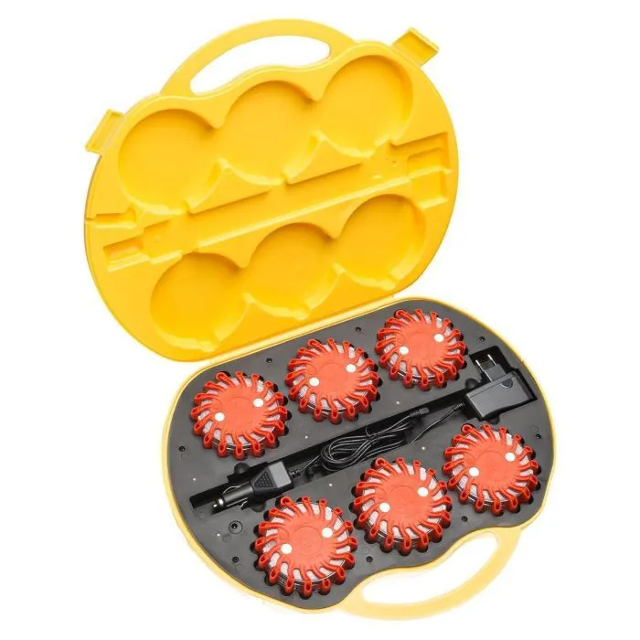 Фонарь Mactronic Комплект M-Flare (65 Lm) Amber Magnet Synch Recharg 12/220V (PSD0012) (DAS303746)