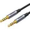 Кабель мультимедійний 3.5mm M to 3.5mm M 1.0m (4pin) AV183 gray Ugreen (10648) зображення 2