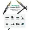 Кабель мультимедійний 3.5mm M to 3.5mm M 1.0m (4pin) AV183 gray Ugreen (10648) зображення 4