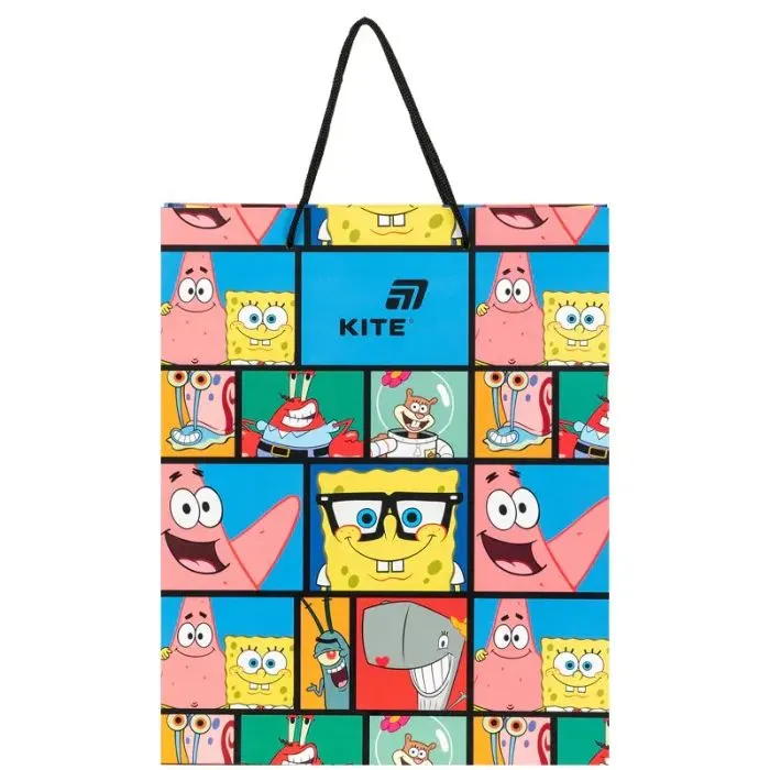 Подарунковий пакет Kite Sponge Bob 26 х 32 см (SB26-266) зображення 2