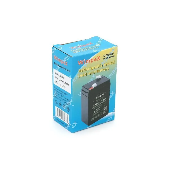 Батарея до ДБЖ Wimpex 6V 5Ah (Wimpex WX-645)