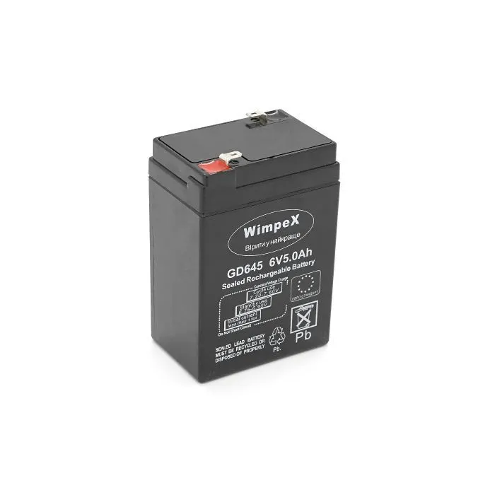 Батарея до ДБЖ Wimpex 6V 5Ah (Wimpex WX-645) зображення 2