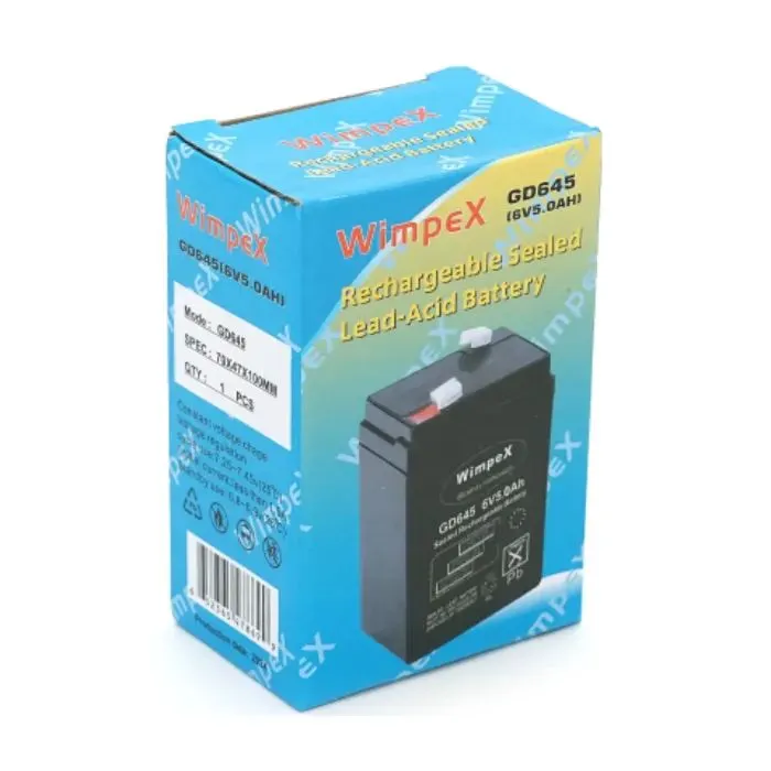 Батарея до ДБЖ Wimpex 6V 5Ah (Wimpex WX-645) зображення 2
