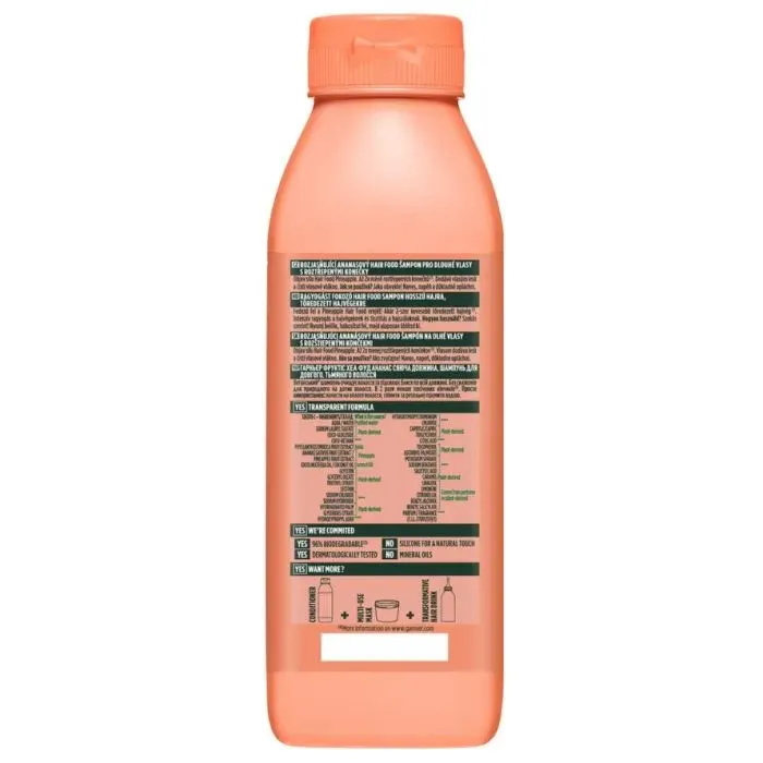 Шампунь Garnier Fructis Pineapple Hair Food Glowing Lengths Shampoo 350 мл (3600542522793) изображение 2