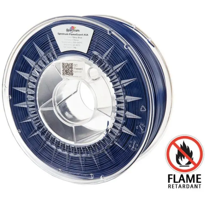 Пластик для 3D-принтера Spectrum ASA 275 FlameGuard 1.75mm 1kg Blue, Navy (81568)