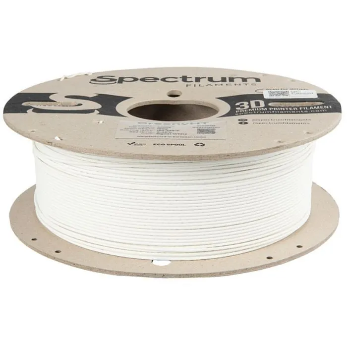 Пластик для 3D-принтера Spectrum GreenyHT 1.75mm 1kg White, Signal RAL 9016 (80700) зображення 2