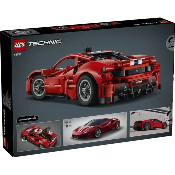 Конструктор LEGO Technic Автомобиль Ferrari 488 Pista (42235) изображение 7
