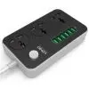 Сетевой фильтр питания LDNIO SC3604, 3 роз, 6 USB, 2м, Black (SC3604) изображение 2