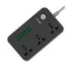 Мережевий фільтр живлення LDNIO SC3604, 3 роз, 6 USB, 2м, Black (SC3604)